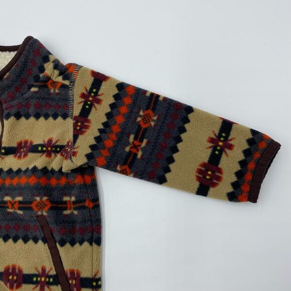 Carter's Boy's Southwest Print Fleece Full Zip Sweater Size 9M - Picture 4 of 7